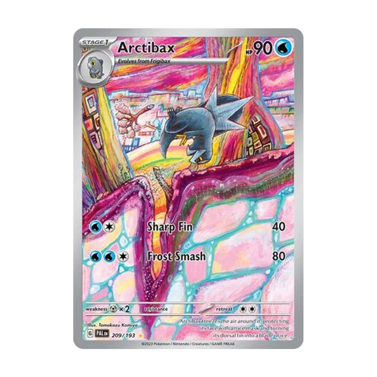 Arctibax 209/193 - Sword & Shield - Paldea Evolved - Illustration Rare