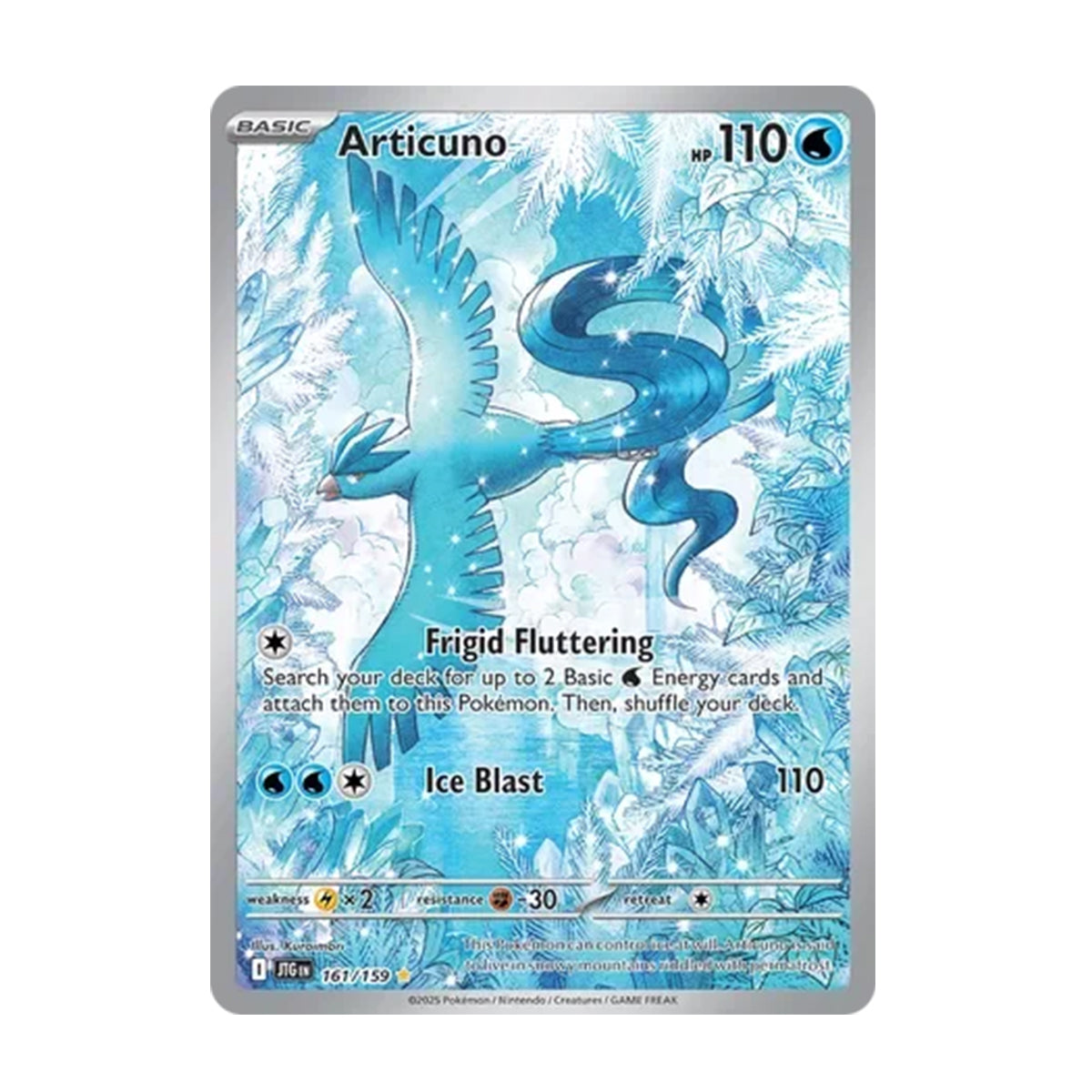Articuno 161/159 - Scarlet & Violet - Journey Together - Illustration Rare