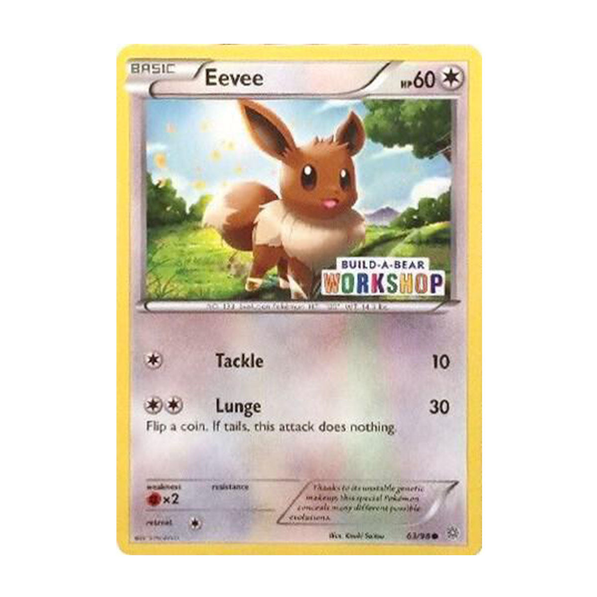 Eevee 63/98 - XY - Ancient Origins - Build-A-Bear Promo