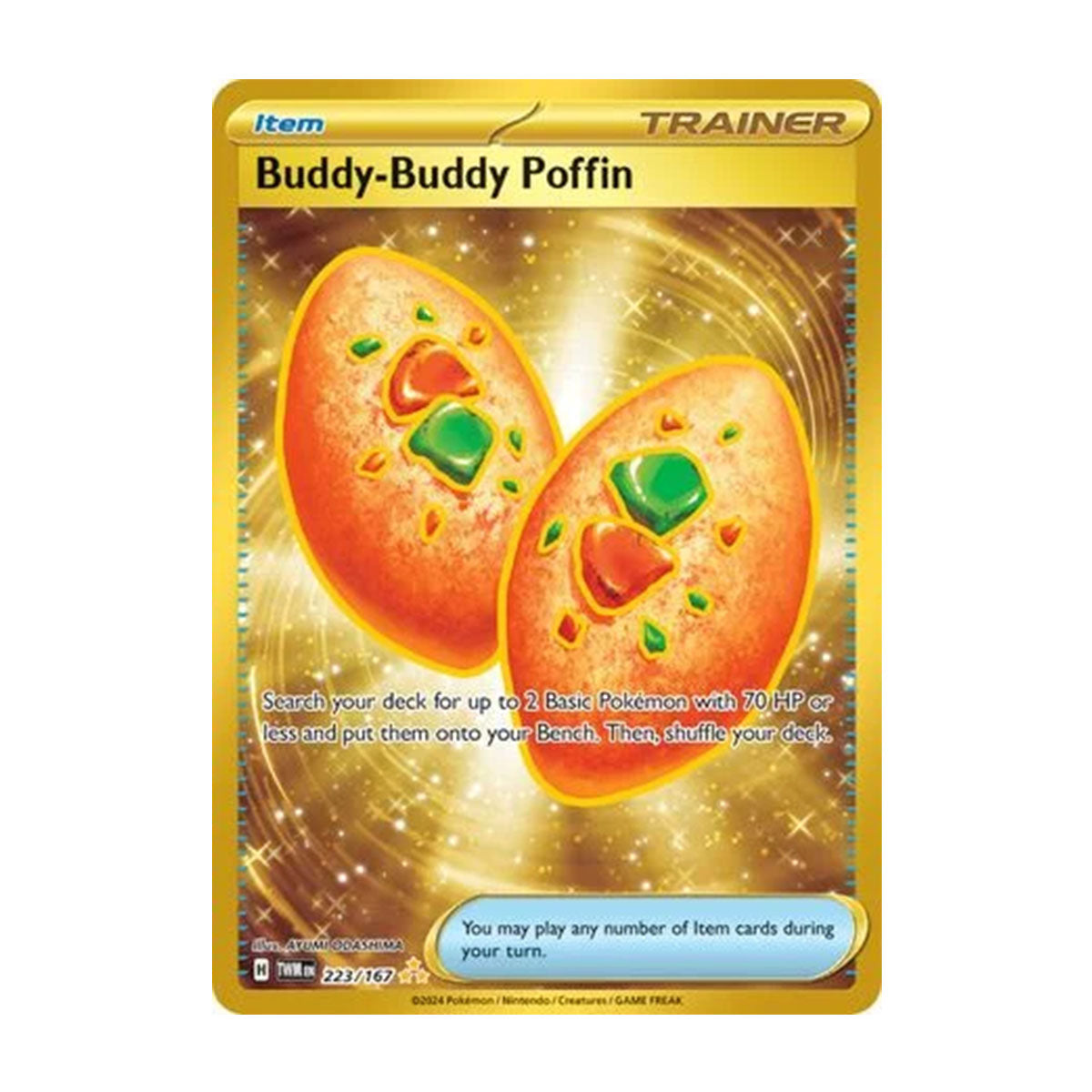 Buddy-Buddy Poffin 223/167 - Scarlet & Violet - Twilight Masquerade - Hyper Rare