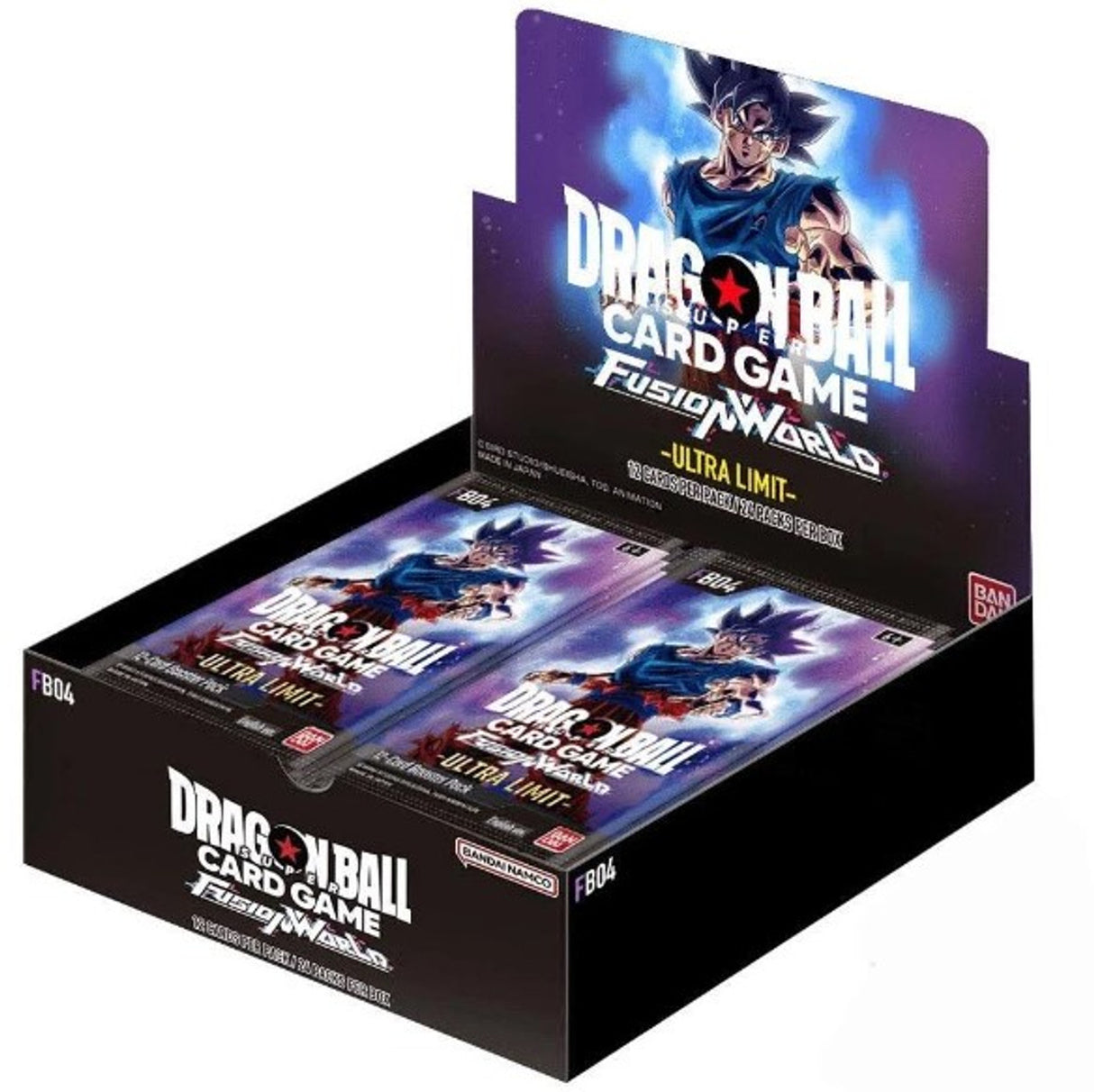 Dragon Ball Super Card Game - Fusion World - FB04 - Ultra Limit - Booster Box (24 Packs)