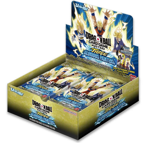 Dragon Ball Super Card Game - Ultra-Bout Series - B30 - Three Glorious Fighters - Booster Box (24 Packs) - JET Cards