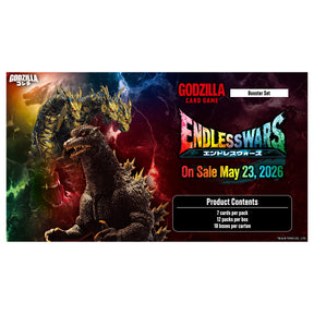 Godzilla Card Game - Set 4 - Endless Wars - Booster Box (12 Packs) - JET Cards