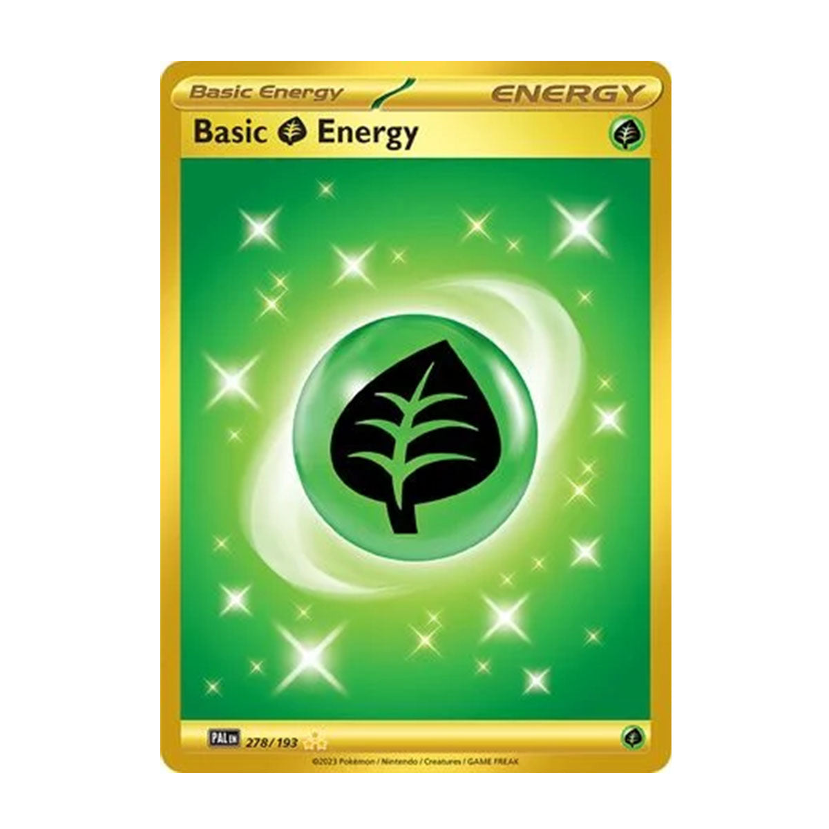 Basic Grass Energy 278/193 - Scarlet & Violet - Paldea Evolved - Hyper Rare