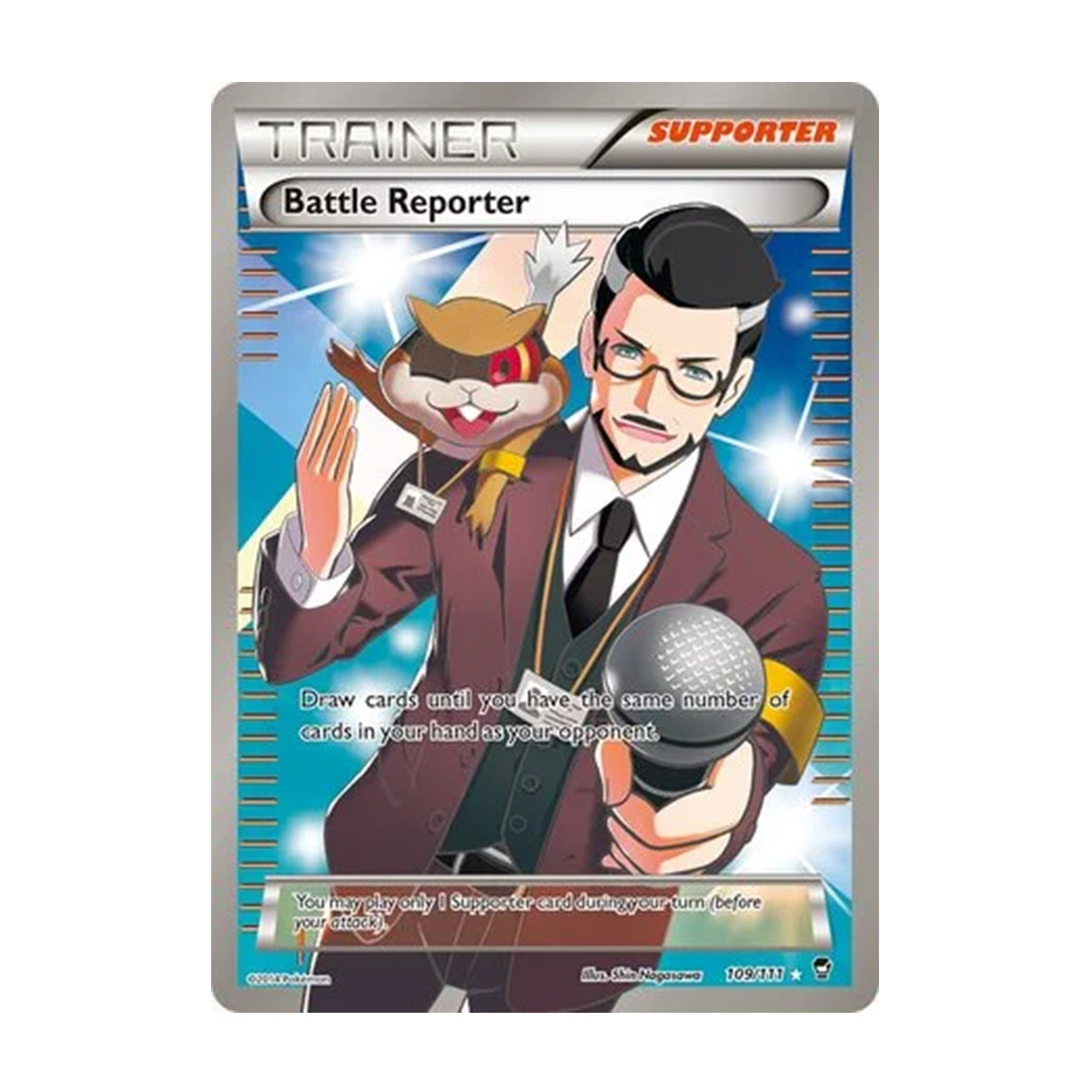 Battle Reporter 109/111 - XY - Furious Fists - Ultra Rare