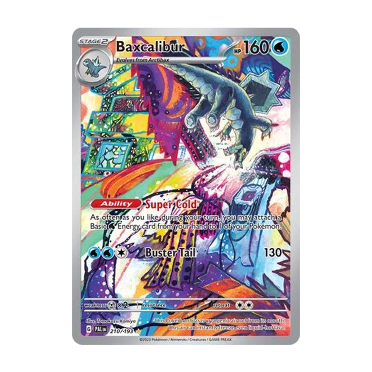 Baxcalibur 210/193 - Scarlet & Violet - Paldea Evolved - Illustration Rare