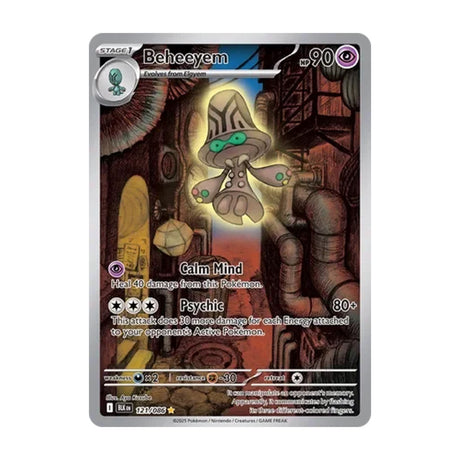 Beheeyem 121/086 - Scarlet & Violet - Black Bolt - Illustration Rare - JET Cards