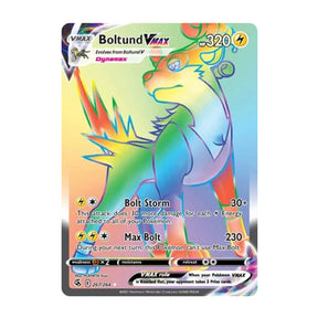 Boltund VMAX 267/264 - Sword & Shield - Fusion Strike - Rare Rainbow - JET Cards