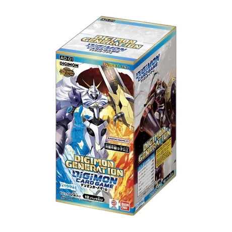 Digimon Card Game - AD-01 - Digimon Generation - Booster Box (12 Packs) - JET Cards