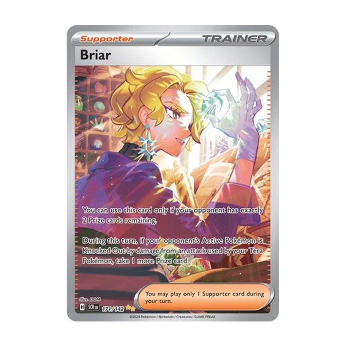 Briar 171/142 - Scarlet & Violet - Stellar Crown - Special Illustration Rare