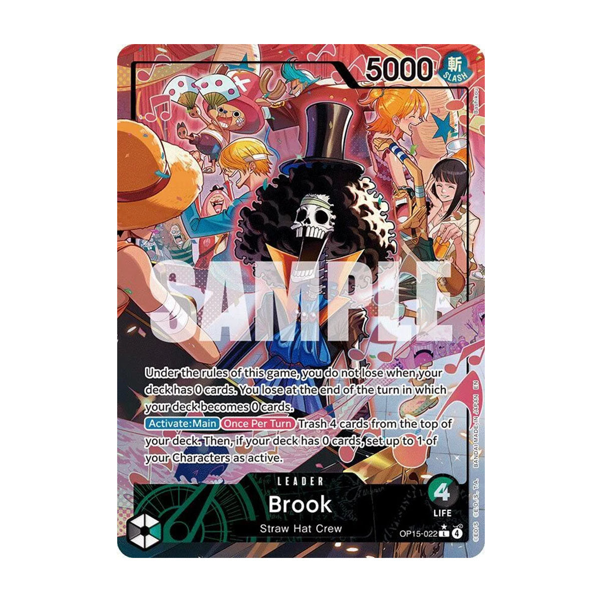 Brook OP15-022 - OP15 - Adventure on Kami's Island - Alt Art