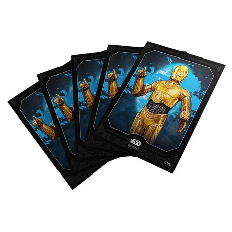 Gamegenic - Star Wars Unlimited - Premium Art Sleeves - C-3PO - JET Cards