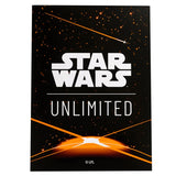Gamegenic - Star Wars Unlimited - Art Sleeves - Card Back Orange (60 Sleeves)