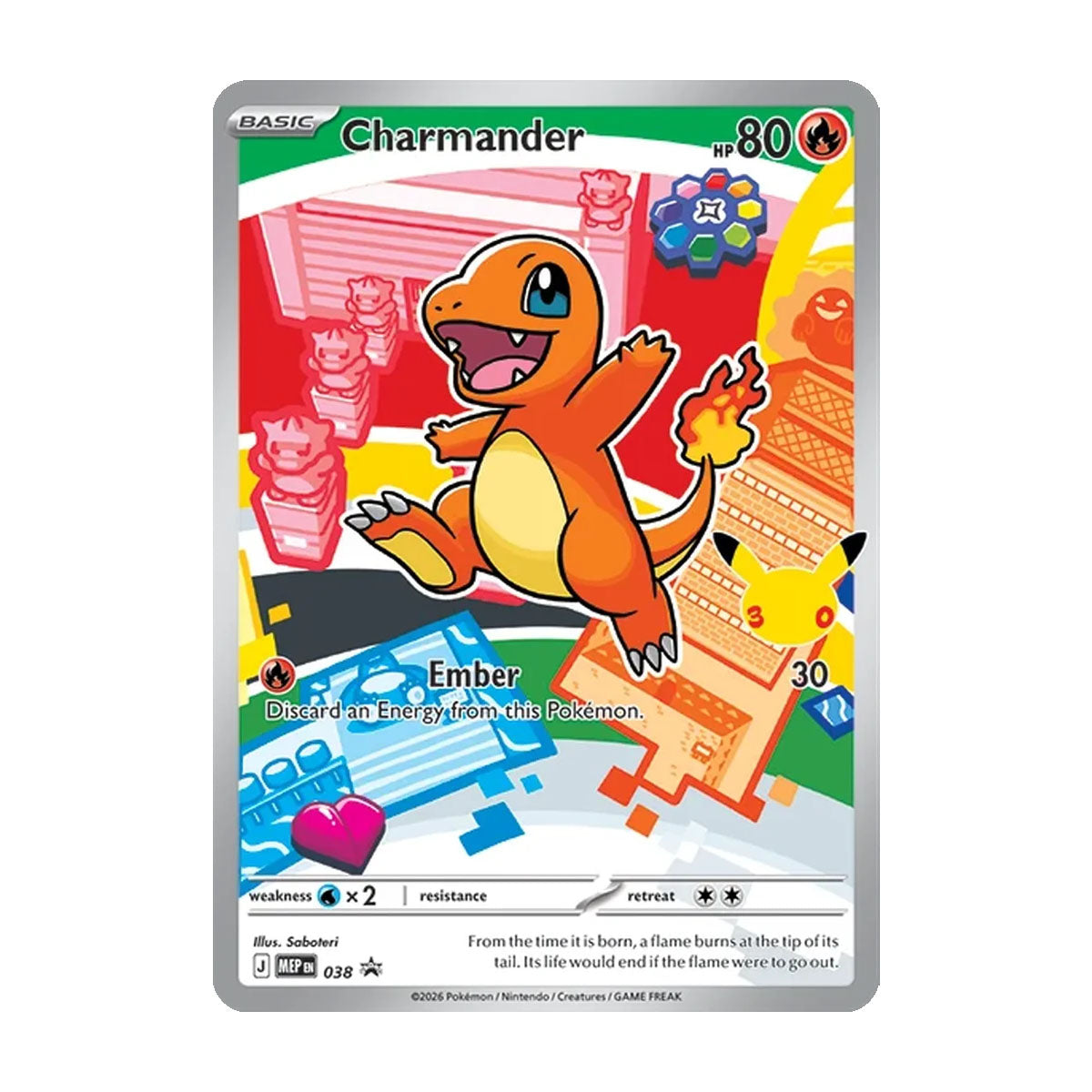 Charmander MEP038 - Mega Evolution - First Partner - Promo