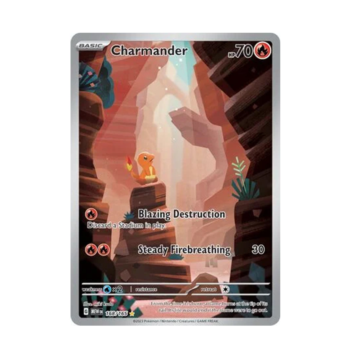 Charmander 168/165 - Scarlet & Violet - 151 - Illustration Rare