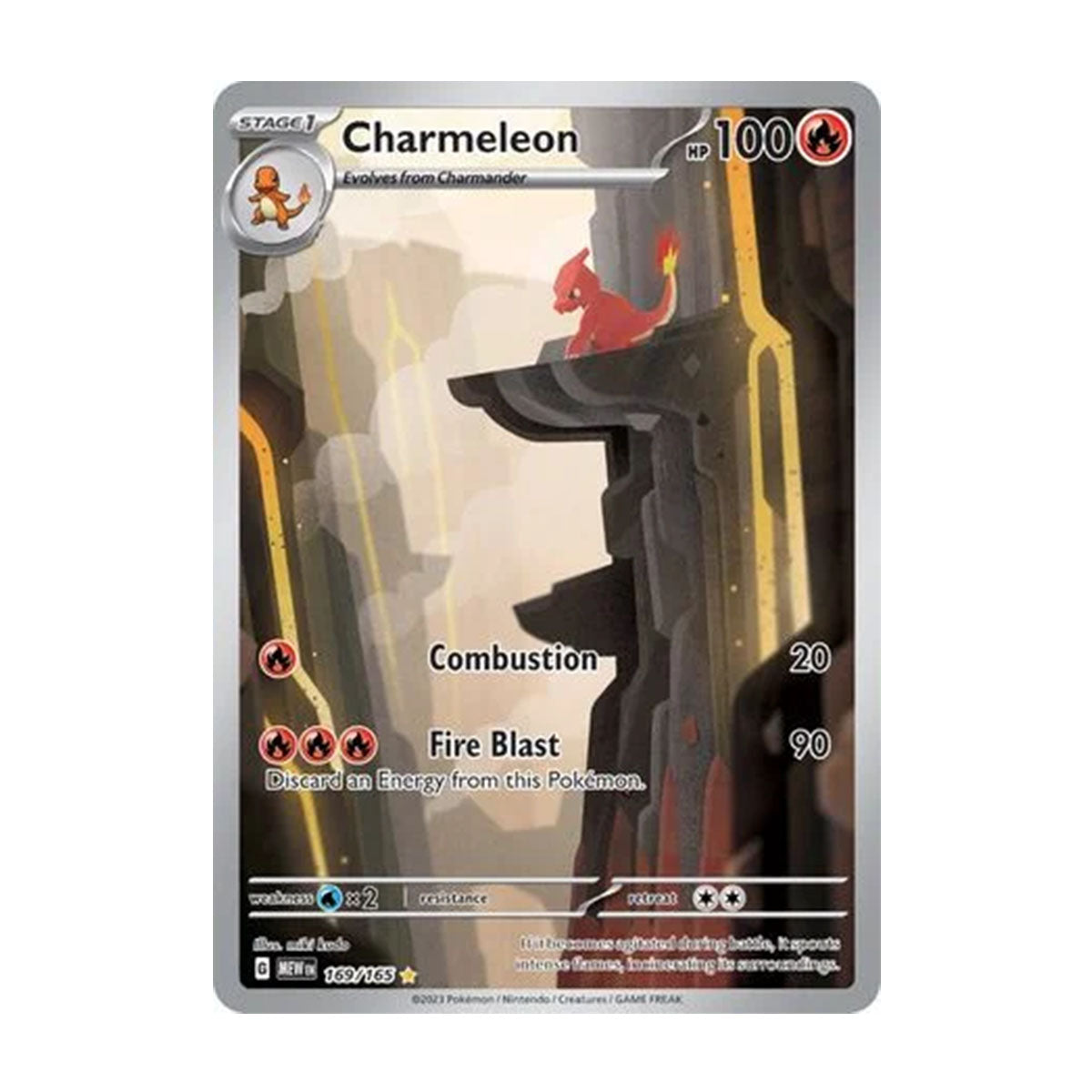 Charmeleon 169/165 - Scarlet & Violet - 151 - Illustration Rare