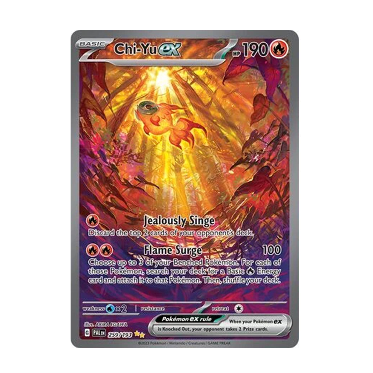 Chi-Yu ex 259/193 - Scarlet & Violet - Paldea Evolved - Special Illustration Rare