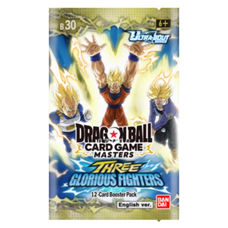 Dragon Ball Super Card Game - Ultra-Bout Series - B30 - Three Glorious Fighters - Booster Box (24 Packs) - JET Cards
