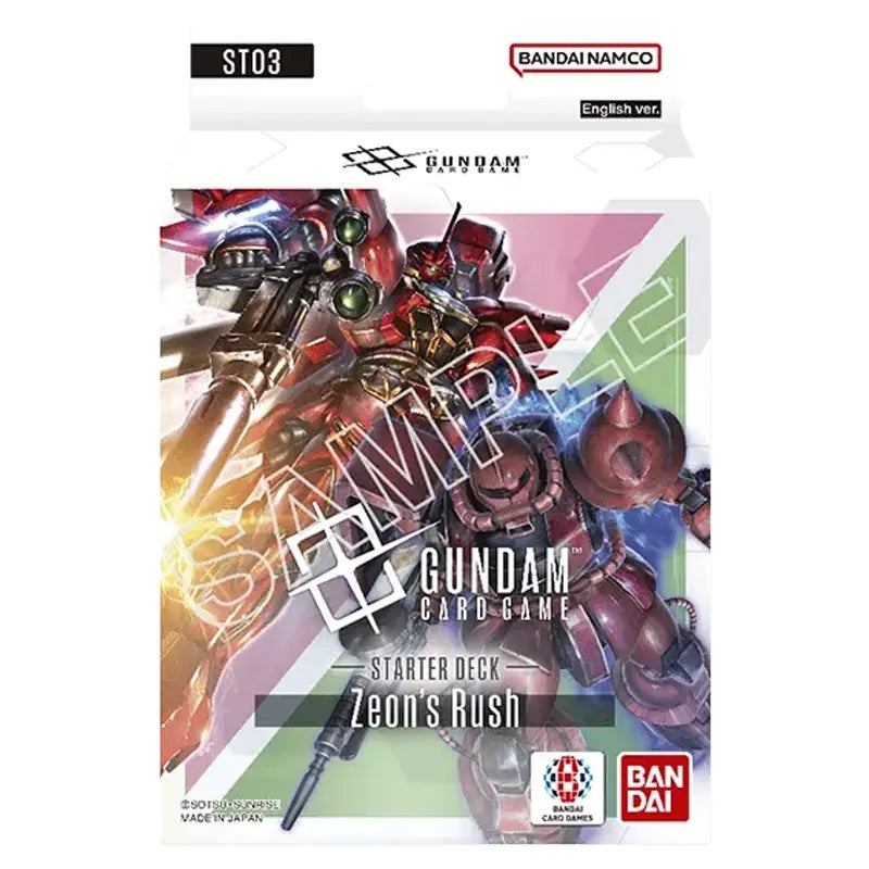 Gundam Card Game - Zeon's Rush ST03 - Starter Deck