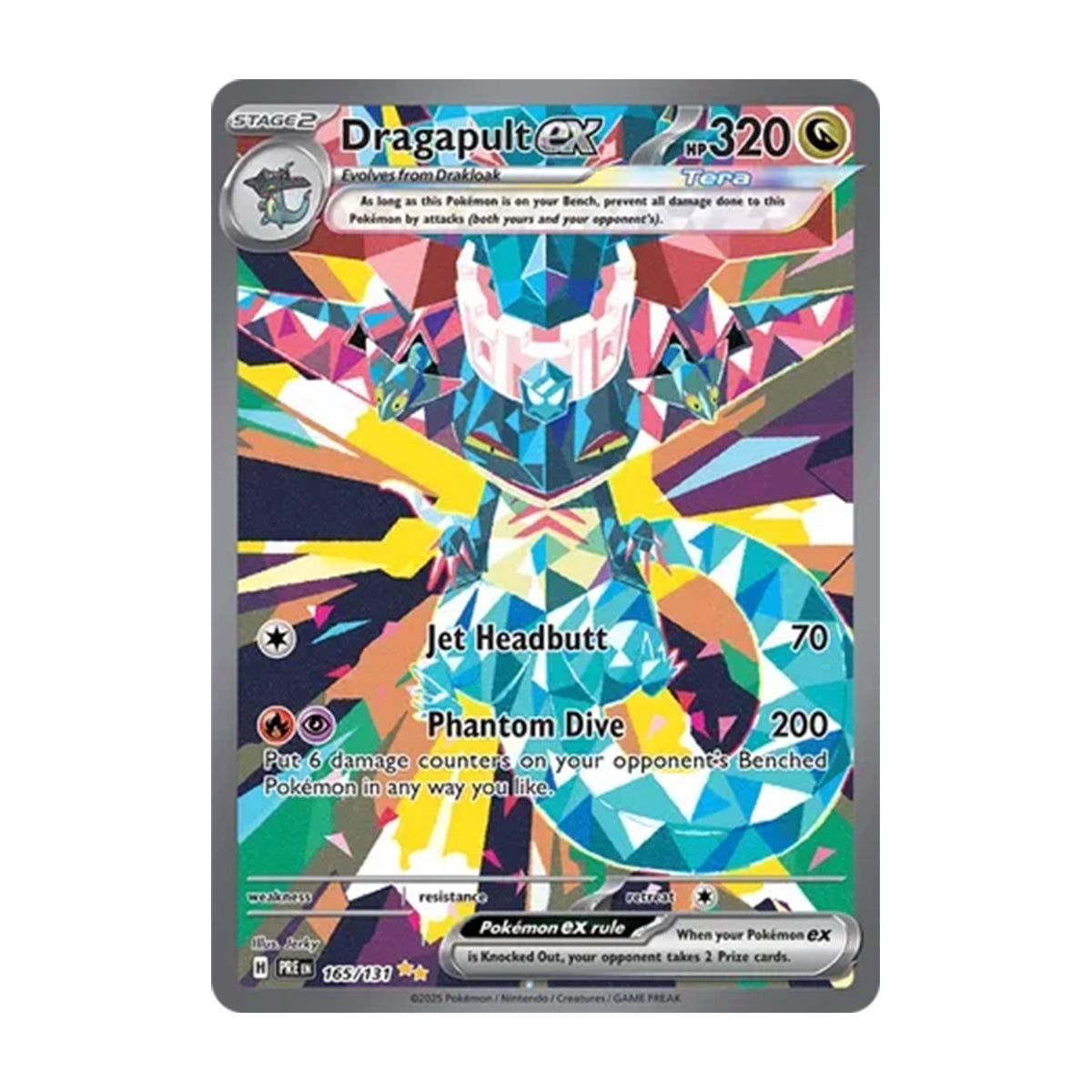 Dragapult EX 165/131 - Scarlet & Violet - Prismatic Evolutions - Special Illustration Rare