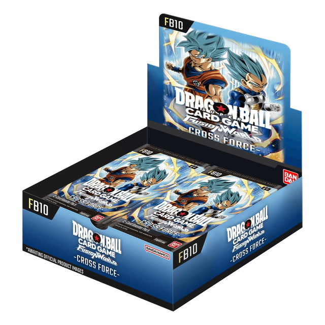 Dragon Ball Super Card Game - Fusion World - FB10 - Cross Force - Booster Box (24 Packs) - JET Cards