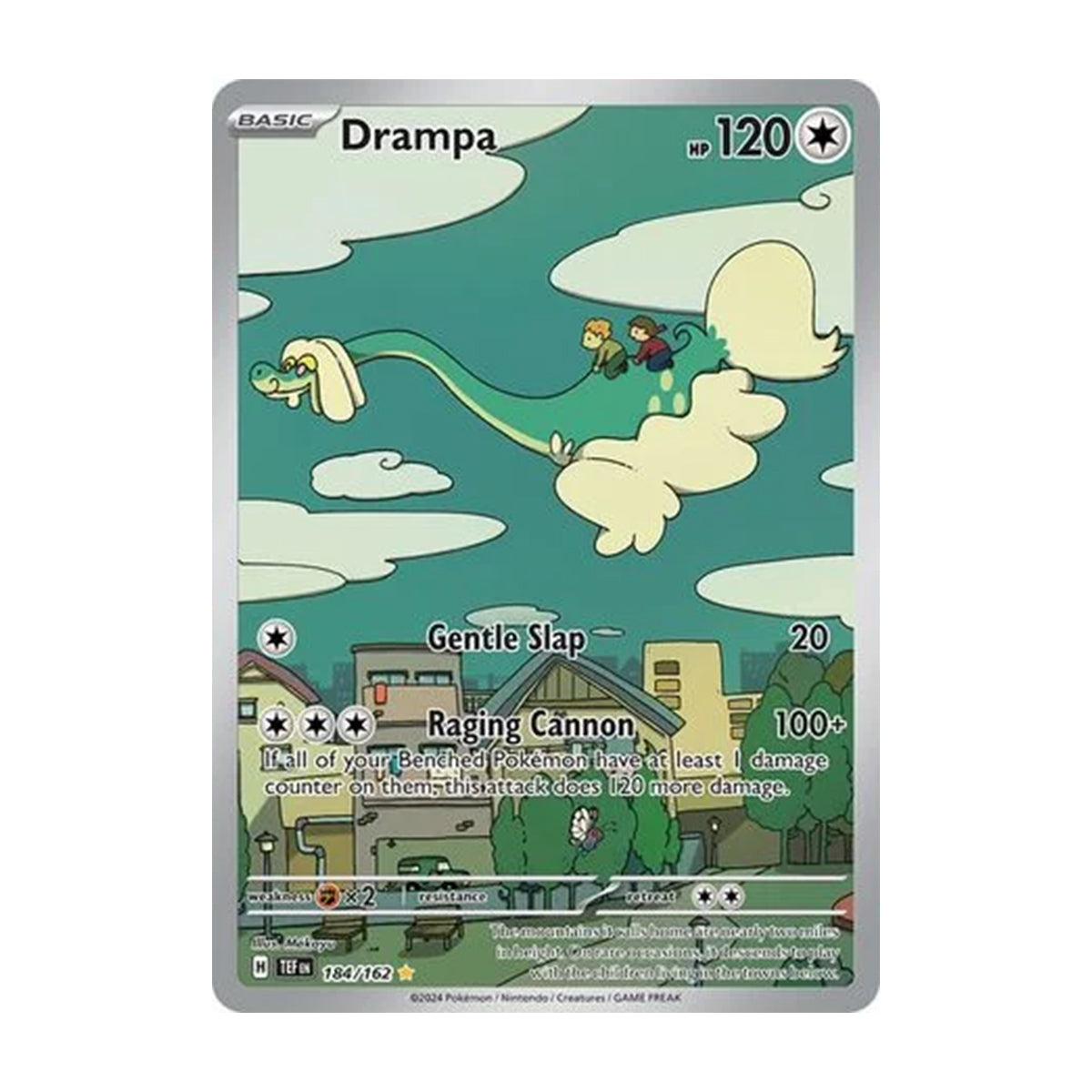 Drampa 184/162 - Scarlet & Violet - Temporal Forces - Illustration Rare