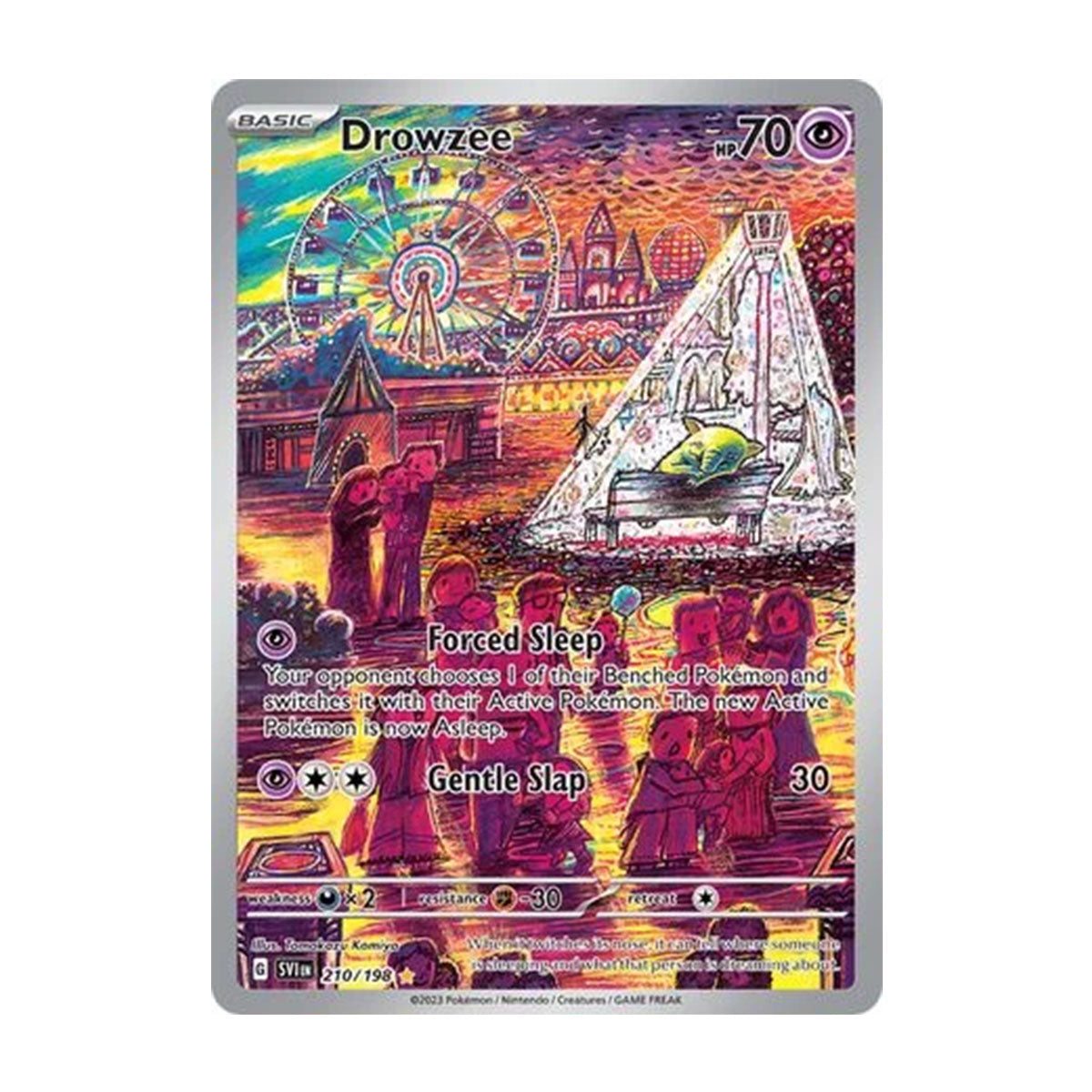 Drowzee 210/198 - Scarlet & Violet - Base - Illustration Rare