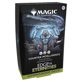 Magic The Gathering - Edge of Eternities - Commander Deck - Counter Intelligence - JET Cards
