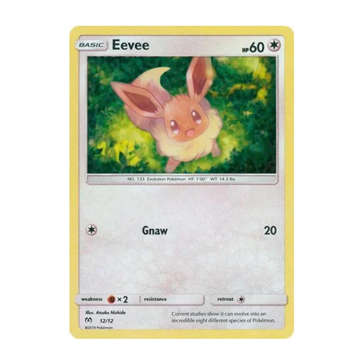 Eevee 12/12 - McDonald's Collection - 2019 - Holo