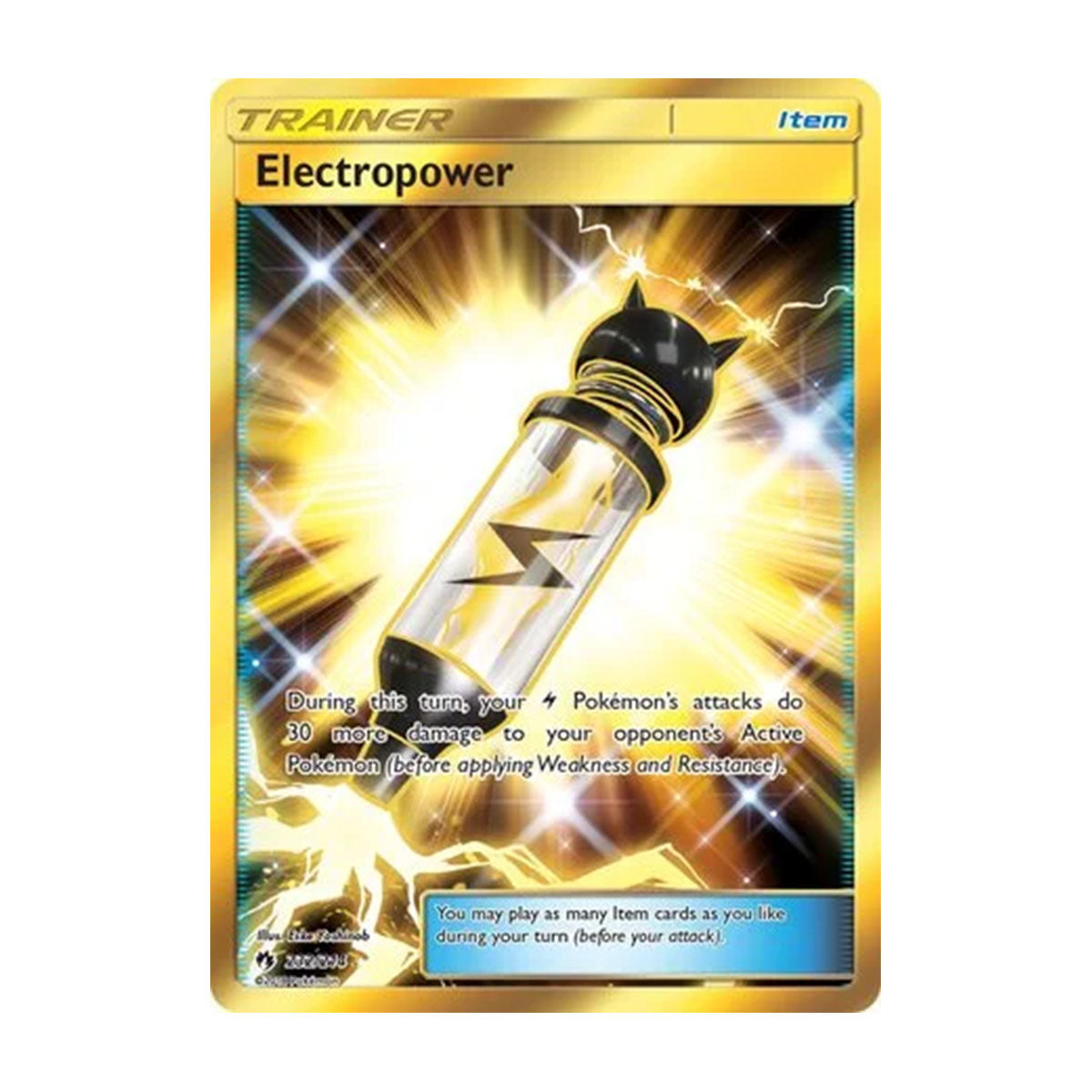 Electropower 232/214 - Sun & Moon - Lost Thunder - Rare Secret