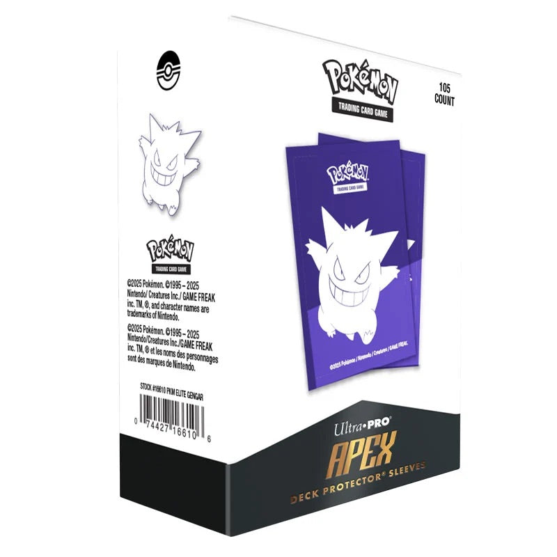 Ultra Pro - Elite Series - Gengar - Apex Deck Protector Sleeves (105 Sleeves)