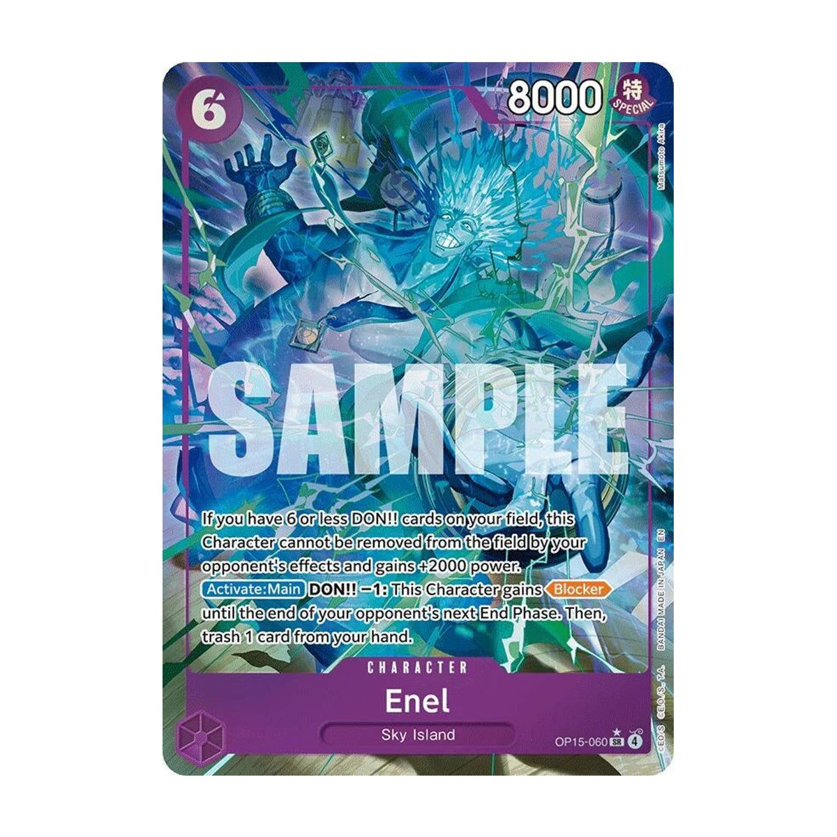Enel OP15-060 - OP15 Adventure on Kami's Island - Super Rare - Alternate Art