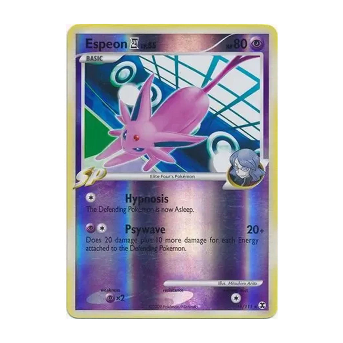 Espeon E4 Lv. 55 18/111 - Platinum - Rising Rivals - Rare
