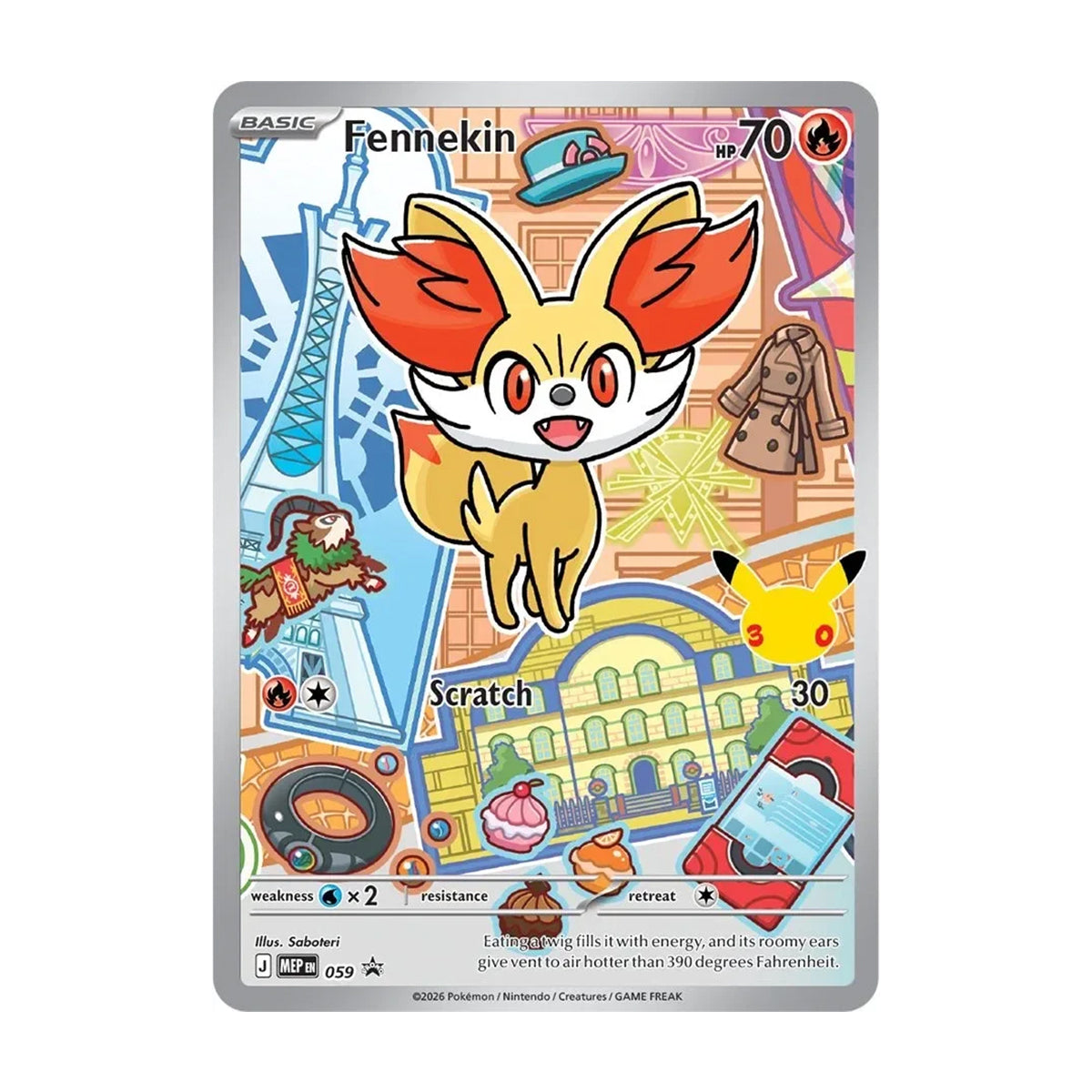 Fennekin MEP059 - Mega Evolution - First Partner - Promo