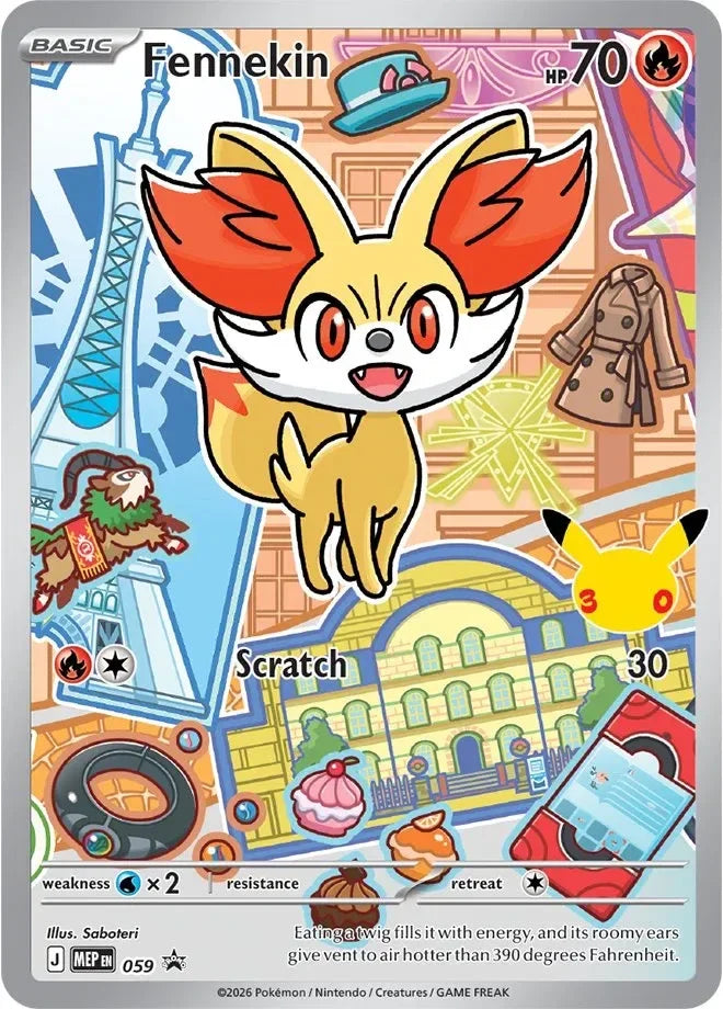 Fennekin MEP059 - Mega Evolution - First Partner - Promo