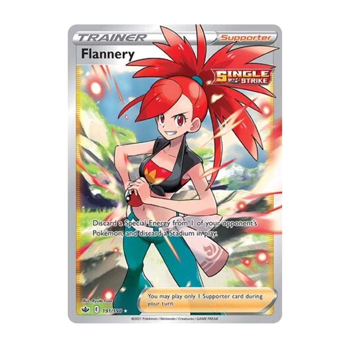 Flannery 191/198 - Sword & Shield - Chilling Reign - Rare Ultra