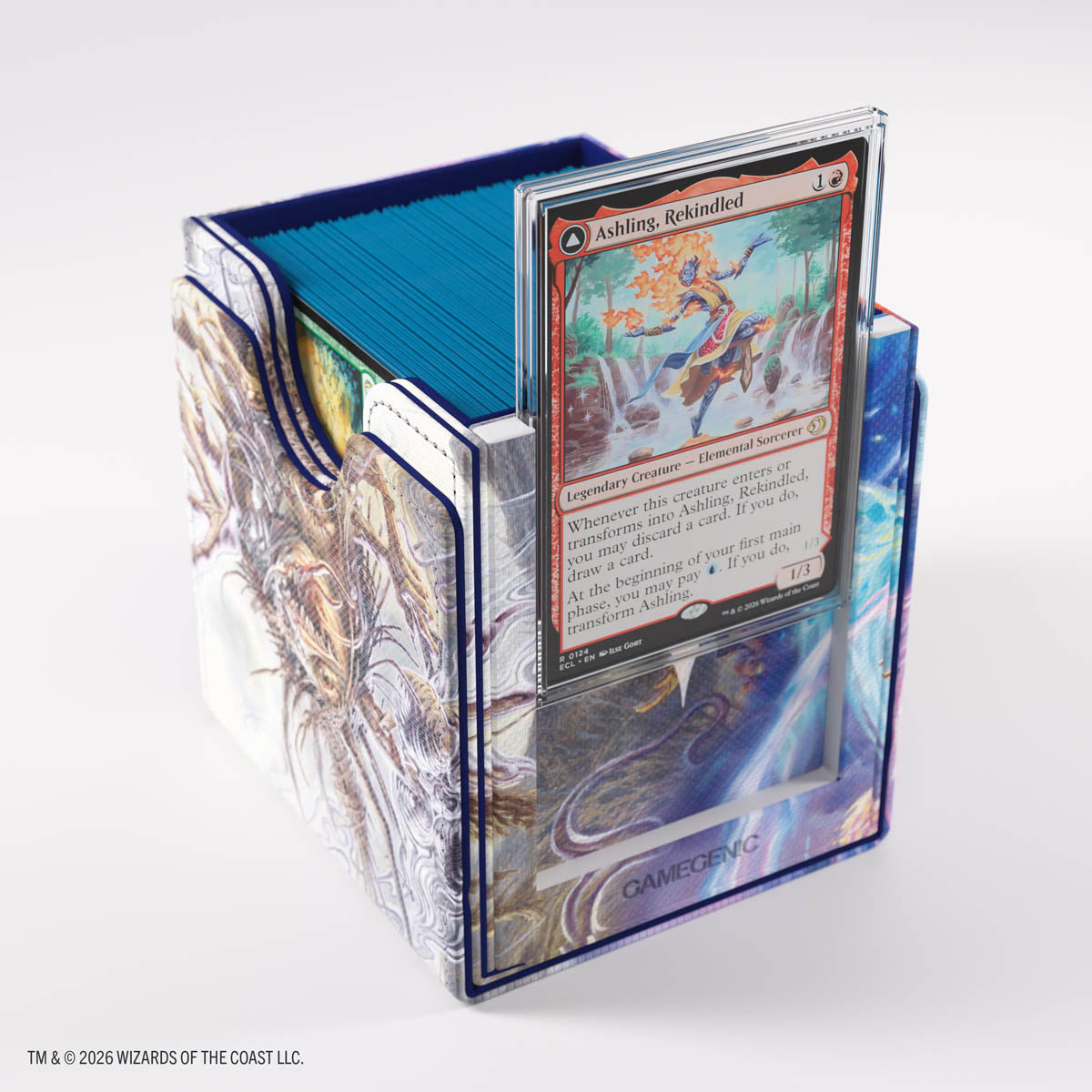 Gamegenic - Magic the Gathering - Lorwyn Eclipsed - Sidekick PRO 100+ XL - Ashling, the Limitless/Auntie Ool,Cursewretch