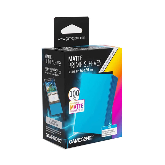 Gamegenic - Matte Prime Sleeves 100 Blue - V2