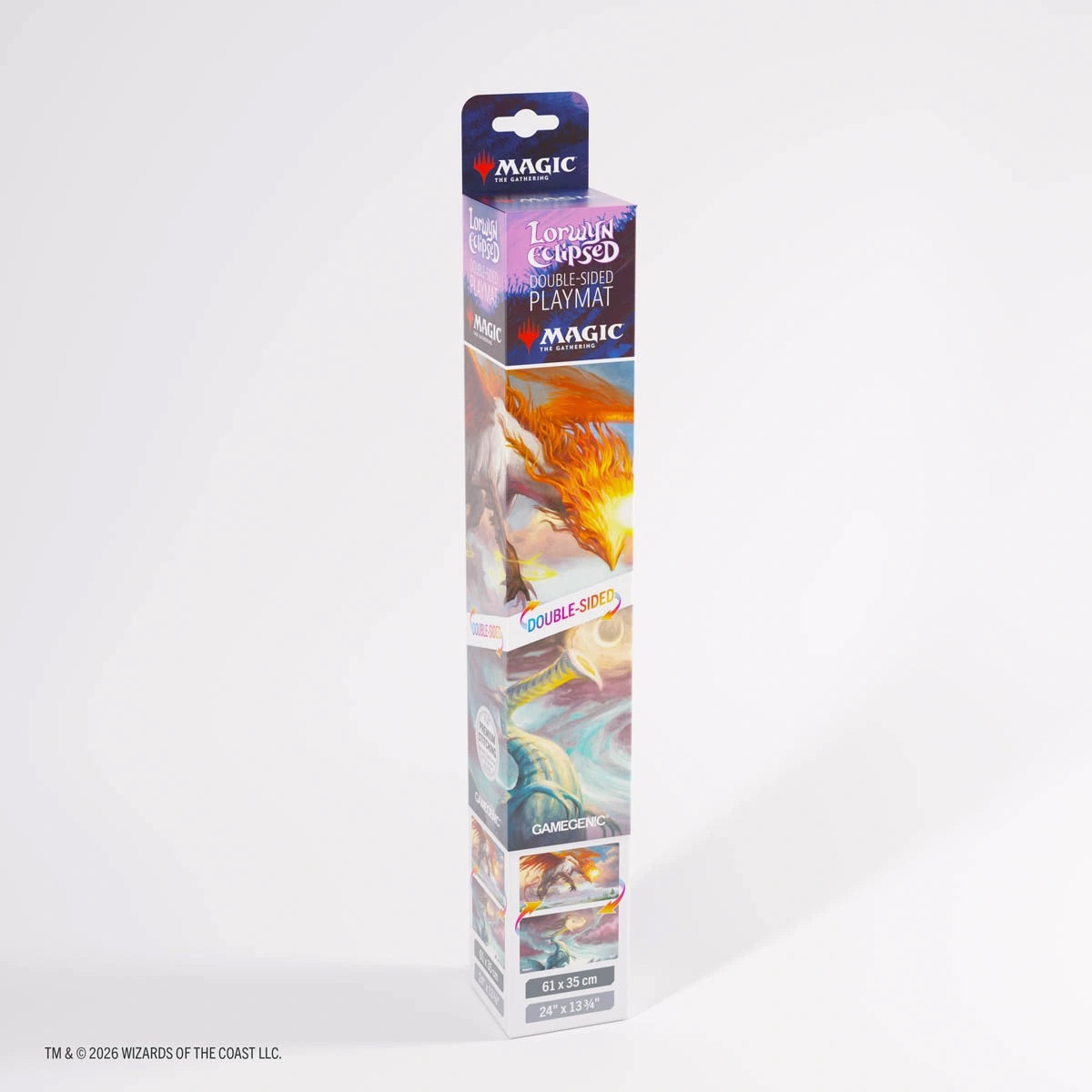 Gamegenic - Magic the Gathering - Lorwyn Eclipsed - Double-sided Playmat - Eirdu, Carrier of Dawn/Isilu, Carrier of Twilight