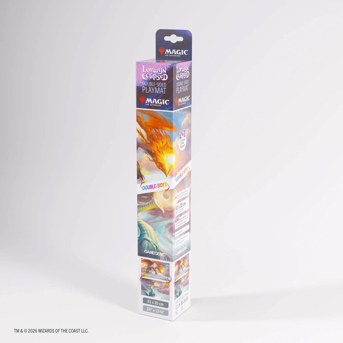 Gamegenic - Magic the Gathering - Lorwyn Eclipsed - Double-sided Playmat - Eirdu, Carrier of Dawn/Isilu, Carrier of Twilight