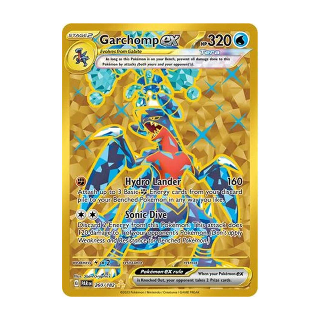 Garchomp EX 260/182 - Scarlet & Violet - Paradox Rift - Hyper Rare - JET Cards