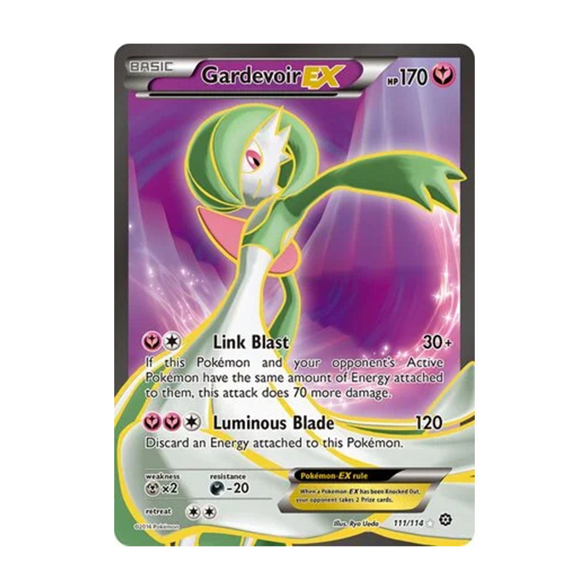 Gardevoir EX 111/114 - XY - Steam Siege - Rare Ultra