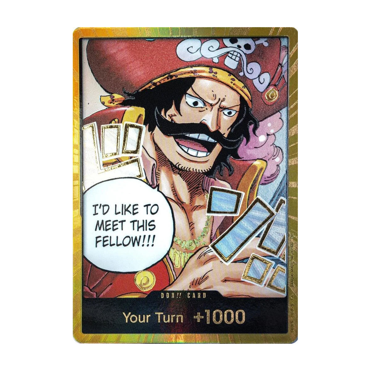 DON!! (Gol D. Roger) - OP13 - Carrying On His Will - Gold
