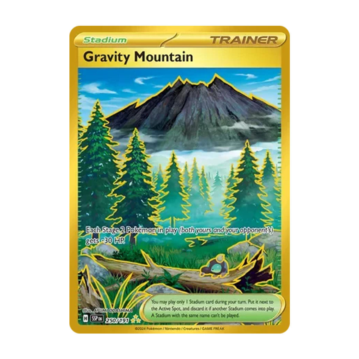 Gravity Mountain 250/191 - Scarlet & Violet - Surging Sparks - Hyper Rare