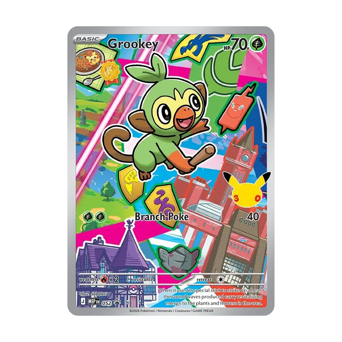 Grookey 052 - Mega Evolution - First Partner Promo