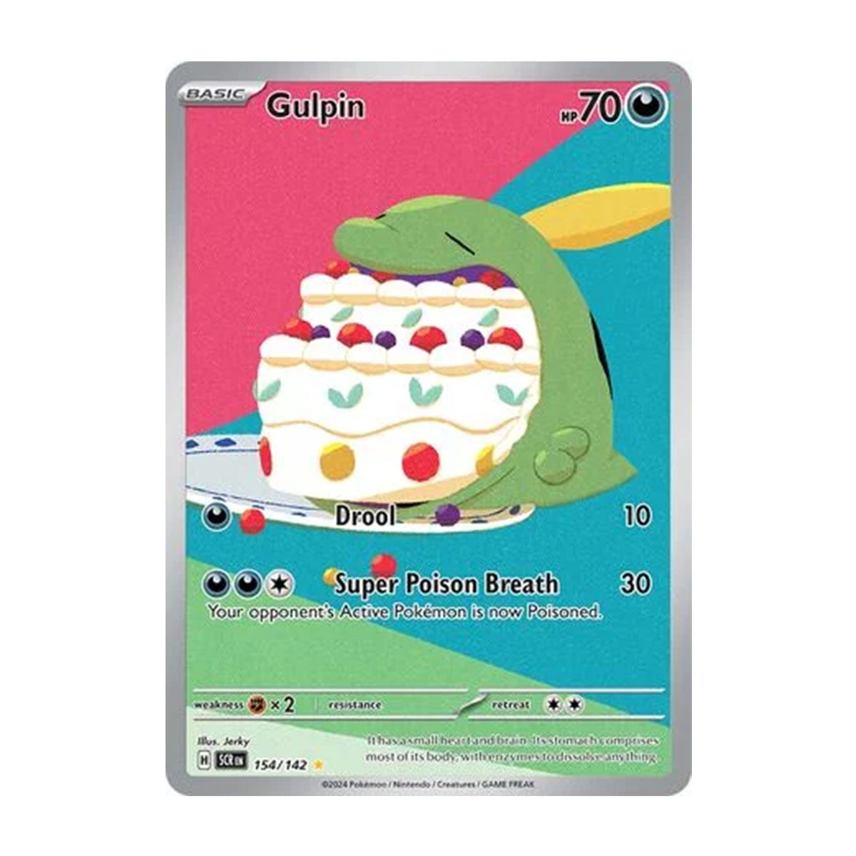 Gulpin 154/142 - Scarlet & Violet - Stellar Crown - Illustration Rare