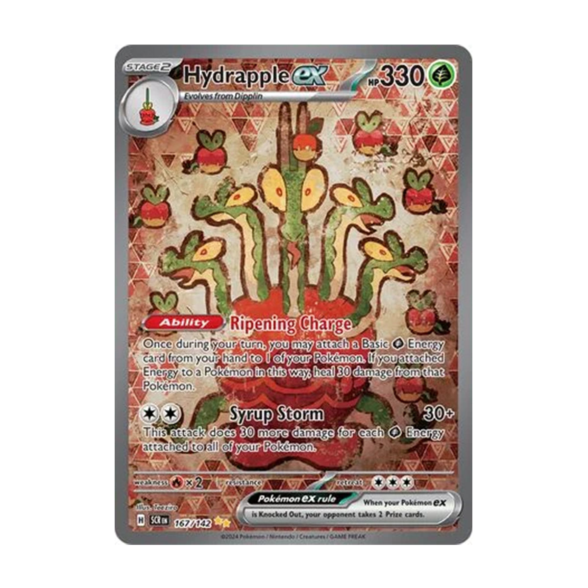 Hydrapple EX 167/142 - Scarlet & Violet - Stellar Crown - Special Illustration Rare