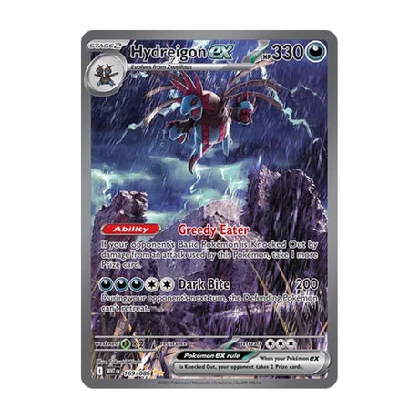 Hydreigon EX 169/086 - Scarlet & Violet - White Flare - Special Illustration Rare - JET Cards