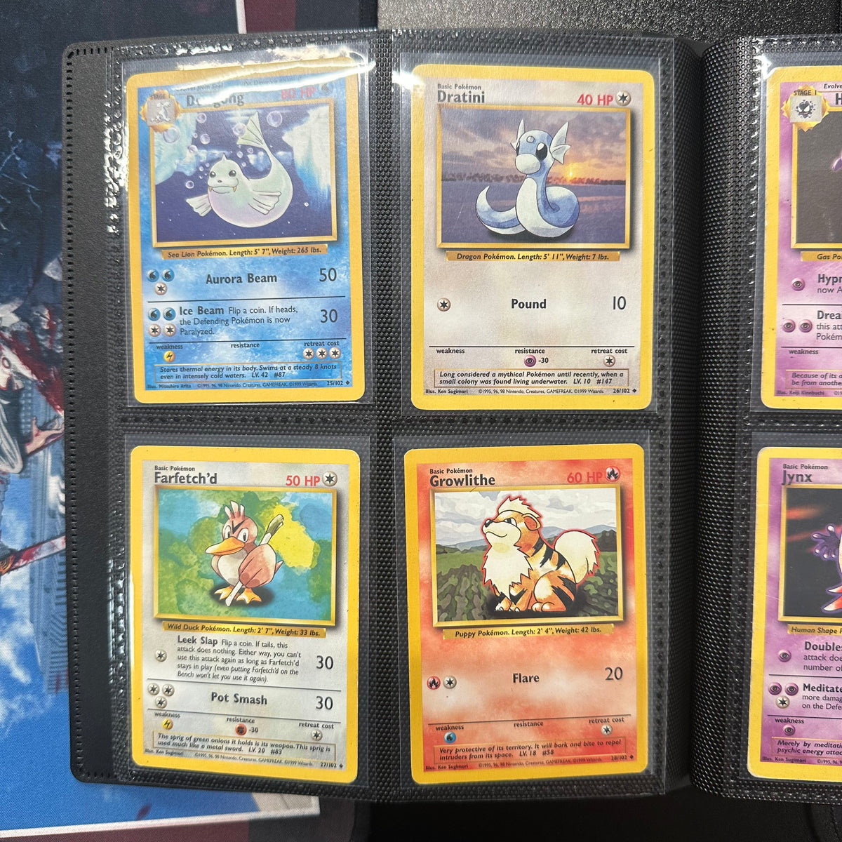 Pokemon - Complete 1999 Base Set 102/102 - Lightly Played to Moderately Played Condition