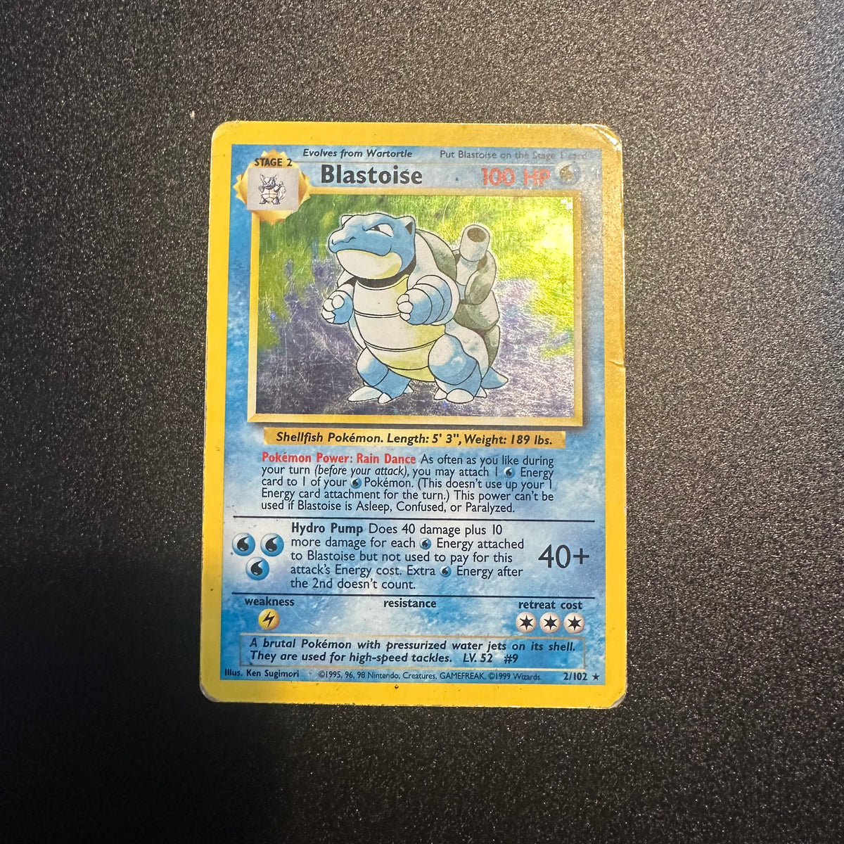 Pokemon - Complete 1999 Base Set 102/102 - Lightly Played to Moderately Played Condition